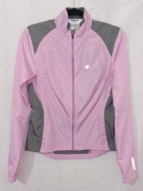 Pearl Izumi Cycling Jacket Womens Small Pink Zip Windshirt Bike Reflective